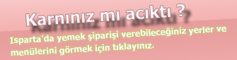 Isparta Yemek Sipariş Sayfası